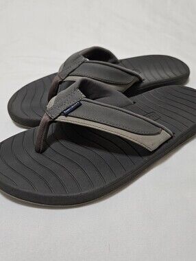 Hari Mari Ten Men’s Size 10 Flip Flop Sandals Dark Gray Comfort Casual